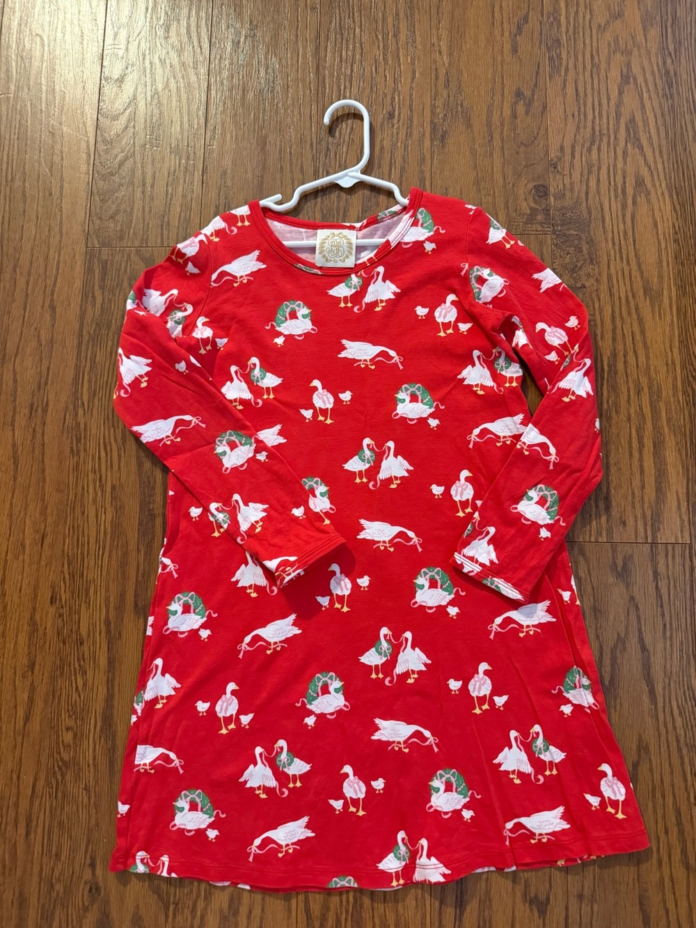 The Beaufort Bonnet Company Greenbrier Geese Polly Play Dress- EUC